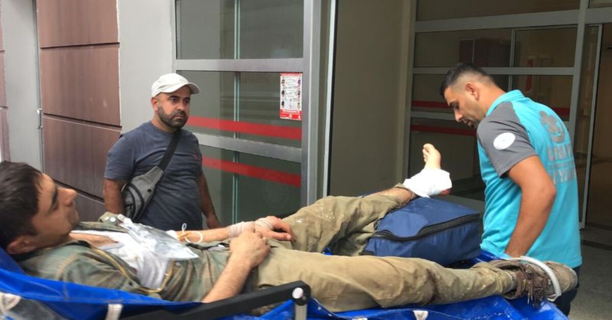 Adıyaman’da motorlu testereyle kendini yaralayan kişi hastaneye kaldırıldı