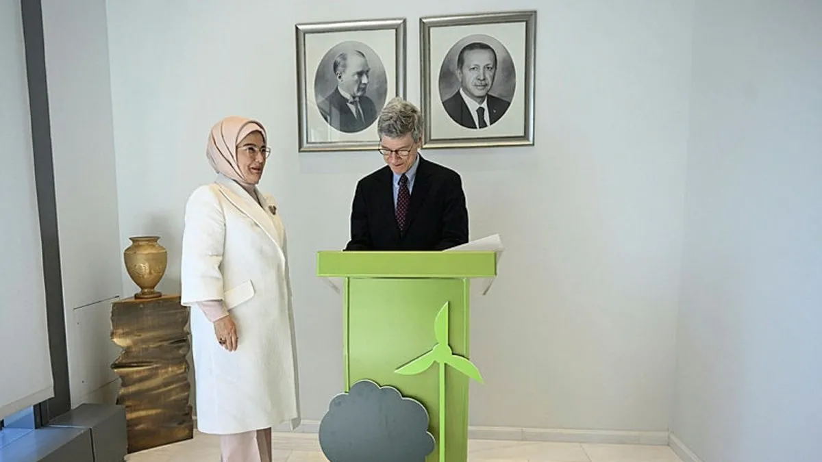 Emine Erdoğan’a ABD’de sıfır atık teşekkürü