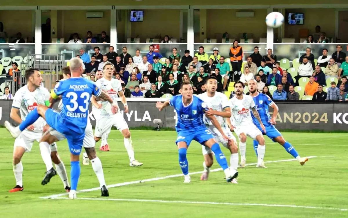 Bodrum FK – Çaykur Rizespor Maçında İlk Yarısı Golsüz Geçti