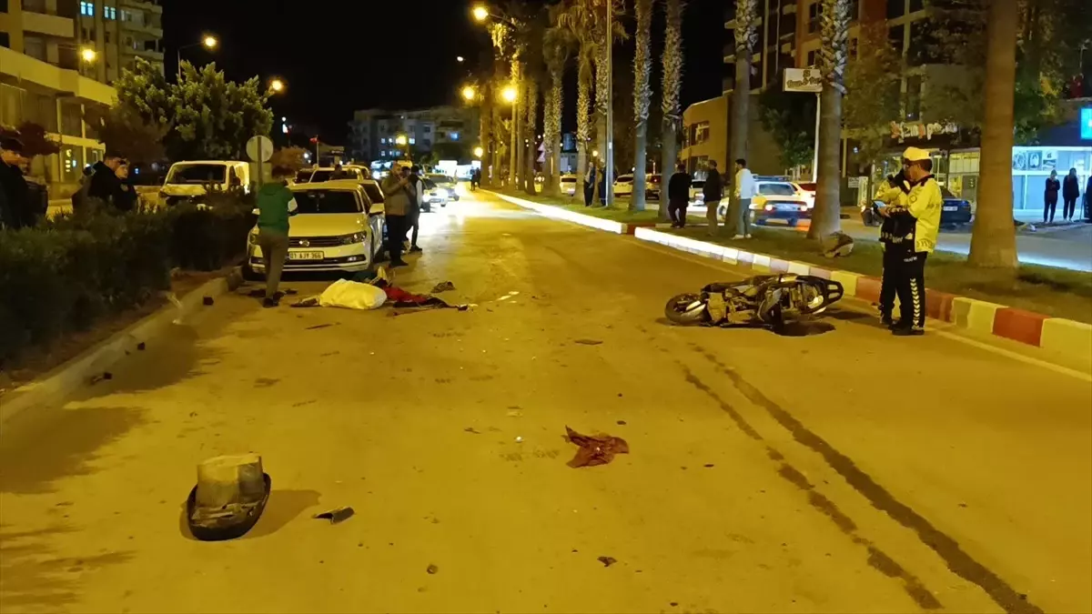Kozan’da Otomobil-Motosiklet Kazası