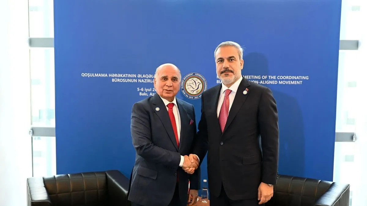 Bakan Fidan Irak’lı mevkidaşı ile görüştü