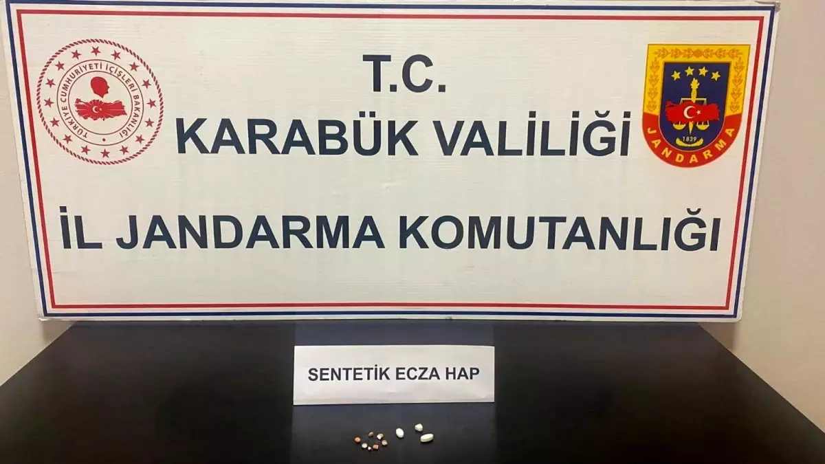 Karabük’te Sentetik Ecza Hapı Ele Geçirildi