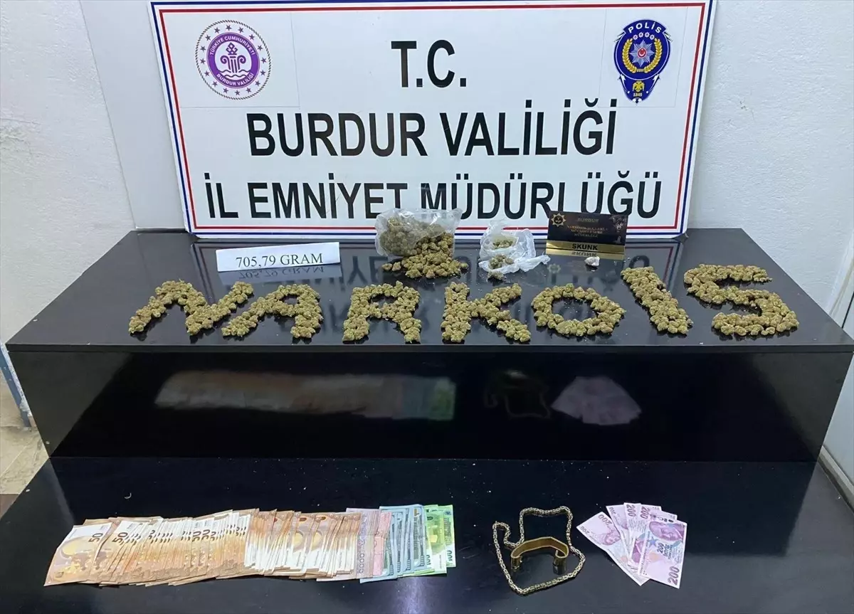 Burdur’da Uyuşturucu Operasyonu: Şüpheli Tutuklandı