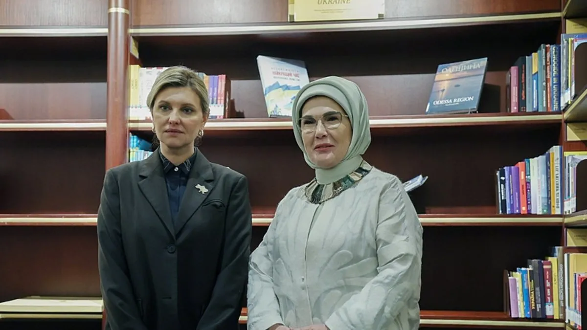 Zelenskiy’nin eşinden Emine Erdoğan’a teşekkür