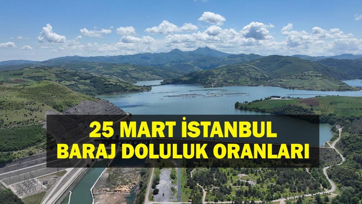 7 Nisan İstanbul Baraj Doluluk Oranı: İstanbul baraj doluluk oranı ne? İstanbul’da barajlar ne kadar doldu?